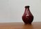 Rote italienische Mid-Century Keramikvase von Bitossi, 1960er 11