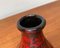 Jarrón italiano Mid-Century de cerámica roja de Bitossi, años 60, Imagen 13