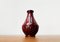 Mid-Century Italian Red Ceramic Vase from Bitossi, 1960s 1