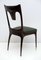 Mid-Century Modern Dining Chairs in Walnut and Bouclè by Ico & Luisa Parisi for Ariberto Colombo, 1950s, Set of 4, Image 8