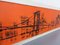 Brooklyn Bridge, New York, 1970s, Acrylic on Wood, Framed, Image 9