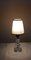 Vintage Table Lamp with Crystal Glass Foot, 1970s, Image 4