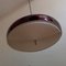 Vintage Ceiling Lamp with Purple Aluminum Screen, 1970s 4