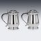 Italian Silver Lidded Tankards, 1890s, Set of 2 4