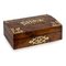 Victorian Walnut & Brass Card Games Box, 1890s 1