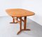 Large Oval Dining Table, Denmark, 1980s, Image 3