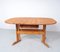 Large Oval Dining Table, Denmark, 1980s 4