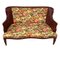 Englisches Vintage 2-Sitzer Sofa mit floralem Bezug 9