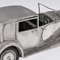 20th Century Silver Bugatti Royale Type 41 Car Model by L. Donati, 1960s 27