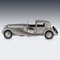 20th Century Silver Bugatti Royale Type 41 Car Model by L. Donati, 1960s 3