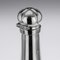 19th Century Victorian Silver & Glass Champagne Bottle Decanter, 1895, Image 11