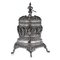 19th Century Burmese Silver Betel Box on Stand, Rangoon, 1890s 1