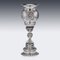 Copa de vino alemana de plata del siglo XIX, Hanau, década de 1850, Imagen 3