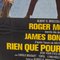 Póster de James Bond for Your Eyes Only original en francés, 1983, Imagen 19