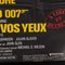 Original französisches James Bond for Your Eyes Only Poster, 1983 23