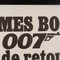 Carteles franceses de James Bond sobre el servicio secreto de Her Majestys de Eon Productions, 1969. Juego de 2, Imagen 5