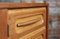 Credenza Mid-Century in teak con dettagli in ottone, Danimarca, anni '60, Immagine 7