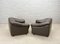 Brown Leather Lounge Chairs from Leolux, Netherlands, 1970s, Set of 2 6