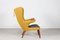 Chaise en Teck avec Tapisserie en Laine dans le style de HJ Wegner, 1950s 2