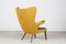 Danish Teak Chair with Wool Upholsery in the style of H. J. Wegner, 1950s, Image 3