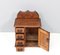 Arts & Crafts Wall Cabinet in Hand-Carved Oak, 1900s 5