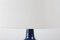 Tall Danish Cobalt Blue Table Lamp by Per Linnemann-Schmidt for Palshus, 1960s 6