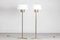 Danish Modern Floor Lamps in Brass by Svend Aage Holm Sørensen for Fog & Mørup, 1960s, Set of 2 1