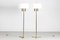 Danish Modern Floor Lamps in Brass by Svend Aage Holm Sørensen for Fog & Mørup, 1960s, Set of 2 8
