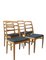 Chaises Reno Vintage en Chêne par Bertil Fridhagen pour Bodafors, 1960, Set de 4 3