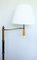 Brass & Leather Floor Lamp by Hugo Gorge for Kalmar, Austria, 1930s 1