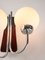 Mid-Century Italian Chrome & Opaline Glass Sconce 4