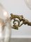 Vintage German 4-Arm Brass Chandelier, Image 4
