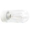 French Porcelain and Clear Striped Glass Sconce, Image 10