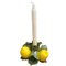 Porcelain Lemon Candleholders, Set of 2, Image 2