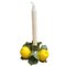 Zitronen Kerzenhalter aus Porzellan, 2er Set 2