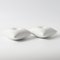 Bougeoirs en Forme de Coussin en Porcelaine de Rosenthal, 1980s, Set de 2 5