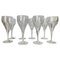 French Wine Glasses in Crystal, 1940, Set of 8 1