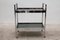 Vintage Belgian Bar Cart in Chrome and Smoked Glass, 1970s, Image 8