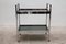 Vintage Belgian Bar Cart in Chrome and Smoked Glass, 1970s, Image 9
