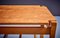 American Rectangular Oak Coffee Table, 1960s 5