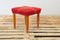 Mid-Century Czechoslovakian Upholstered Stool by Uluv, 1960s 5