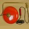 Telescoping Wall Lamp with Red Metal Shade and Counter Weight from Stilnovo, 1950s 16