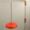 Telescoping Wall Lamp with Red Metal Shade and Counter Weight from Stilnovo, 1950s 6