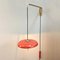 Telescoping Wall Lamp with Red Metal Shade and Counter Weight from Stilnovo, 1950s 8