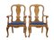 Armlehnstühle aus geschnitzter Eiche, 1890er, 2er Set 1