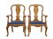 Carved Oak Armchairs, 1890s, Set of 2, Image 1