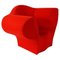 Poltrona suave roja de Ron Arad para Moroso, años 90, Imagen 1