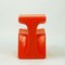 Red Plastic Children's Chair by Luigi Colani for Top System Burkhard Lübke Germany, 1970s 5