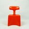 Red Plastic Children's Chair by Luigi Colani for Top System Burkhard Lübke Germany, 1970s 2