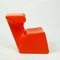 Red Plastic Children's Chair by Luigi Colani for Top System Burkhard Lübke Germany, 1970s 4